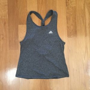 Adidas Club tie back tank top fitness yoga xs